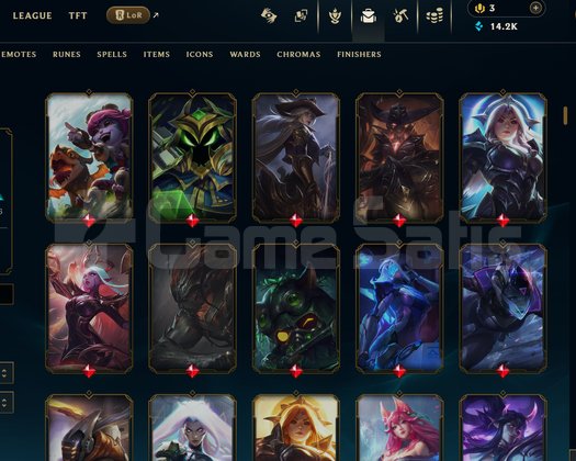 EUW 336 Kostüm 172 Şampiyon Unranked Hesap