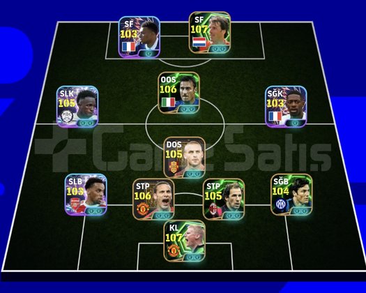 KG 3250 1 BOMBACI+NİSTELROY+VİNİ+TOTTİ+MBAPPE