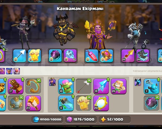 Th18 Fırsat hesabı Max savunma Max ekipman