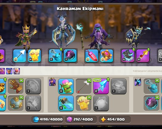 Th14 Max herolar iyi ekipman guzel