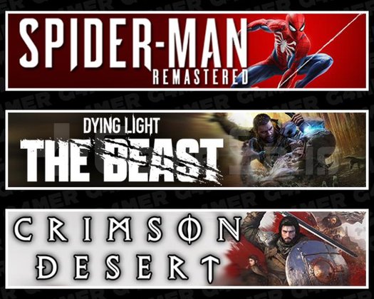 SpiderMan RE +The Beast +Crimson Desert