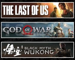 The Last Of Us 1 +God Of War +Black Myth Wukong