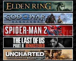 Elden +Ragnarök +Spider 2 +TLOU2 +Uncharted