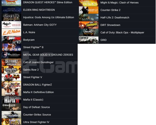 NFS Unbound Sniper Elite 5 ELDEN RING NIGHTREIGN 3