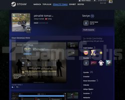 FACEİT 2200 ELO 50 LEVEL 11 YILLIK STEAM HESABIM
