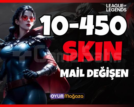 U VIP | 10-450 SKIN MAİL DEĞİŞEN RANDOM HESAP