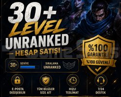 +30 LEVEL UNRANKED MAİLİ DEĞİŞEN HESAP