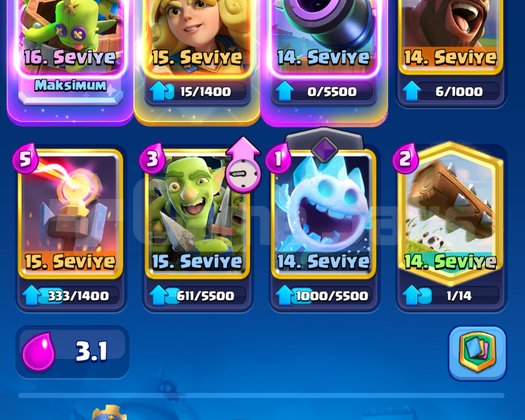 Clash Royale 10k acil satılık