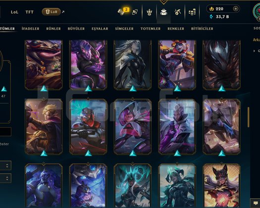 TR / 123 LEVEL / 82 SKİN / 123 HERO +MAİL