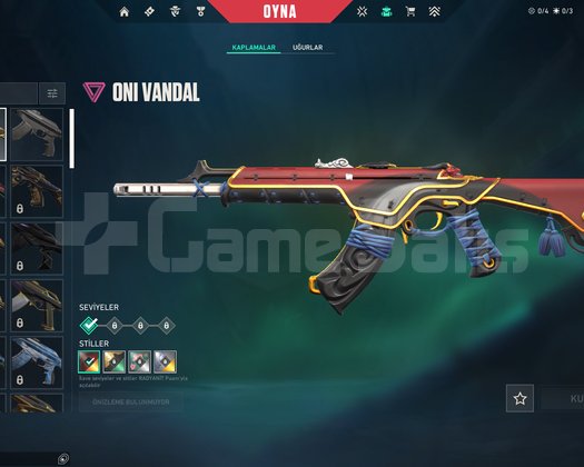 ONİ VANDAL+300 VP TEMİZ HESAP