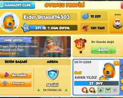 139 EJDER 65 SEVİYE MUKEMMEL HESAP!