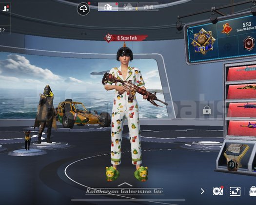 GHİDORAH EMOJİSİ / ÇİFT RYAN / 4 MAX SİLAH / RE2