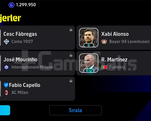 3264 satılık e-football hesabı