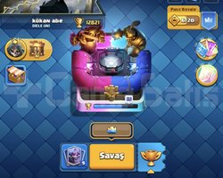 CLASH ROYALE 12821 KUPALI 6 YILLIK HESAP