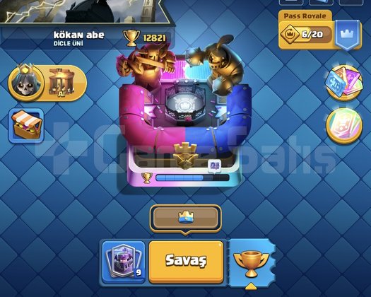 CLASH ROYALE 12821 KUPALI 6 YILLIK HESAP