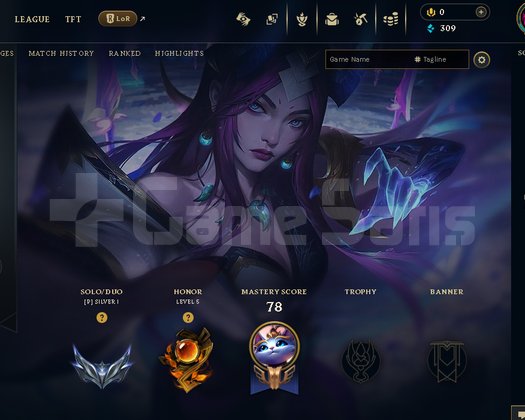 Euw Silver 1 High MMR Handmade Fresh Hesap