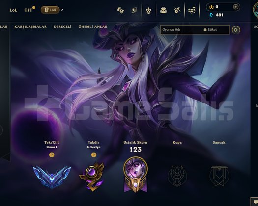 Euw Elmas 1 Hesap l Dolu Ganimet Fenasaallll