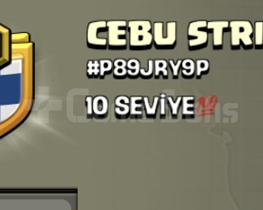 10 SEVİYE SAVAŞÇI KLAN CEBU STRIKER
