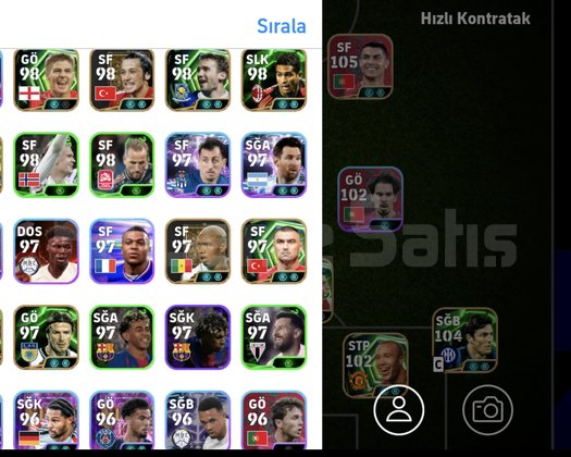 3225 107 ETO 106 KAHN 105 RONALDO HARİKA ÖTESİ