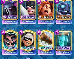 CLASH ROYALE FULL HESAP KUPA YOLU BİTMİŞ BOL TAŞLI
