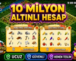 40 LEVEL 1.000 DEPO 10 MİLYON ALTIN GARANTİLİ