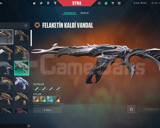 5 Setli+50den Fazla Skin+Kusursuz
