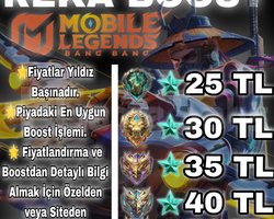 MLBB EN UYGUN BOOST İŞLEMİ