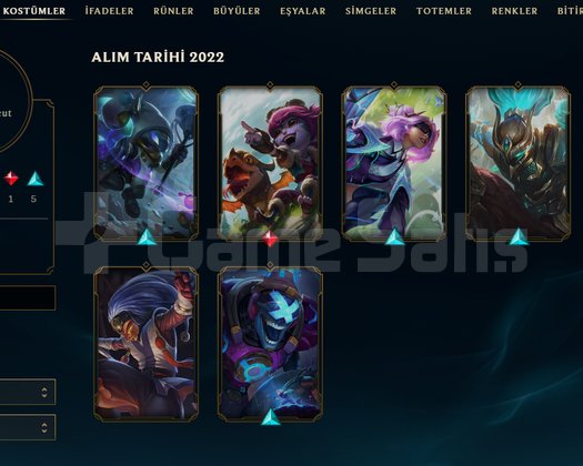 TR Unranked | 7 Kostüm - 32 Hero | LoL