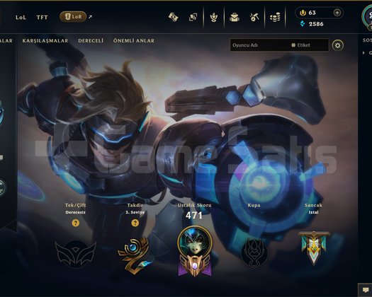 TR | 136 SKİN | UNRANKED