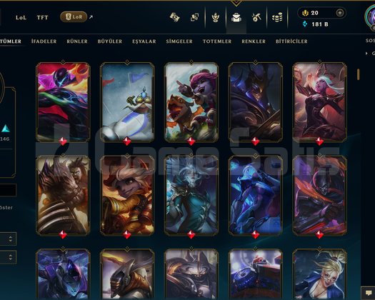 EUW | 280 SKİN | PLATİN 2