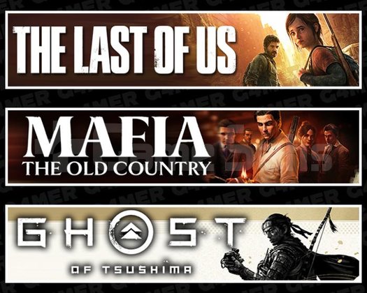 The Last Of Us 1 +Mafia +Ghost Of Tsushima