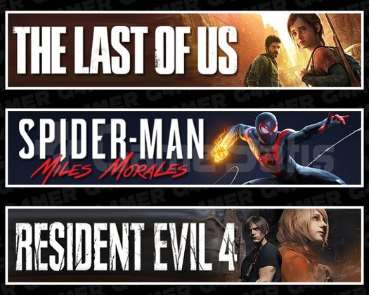 The Last Of Us 1 +Miles M. +Resident Evil 4