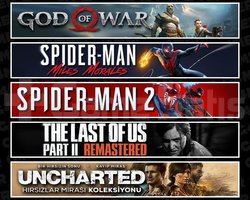 GOW +Miles +Spider 2 +TLOU2 +Uncharted