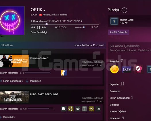 DOLU STEAM HESABI ACİLLLL