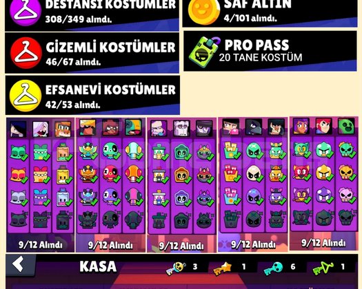 110K 688 KOSTÜM TRNİN EN DOLUSU | EN NADİRİ !!