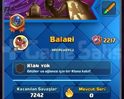 Kupa kasmalık Clash Royale hesabı