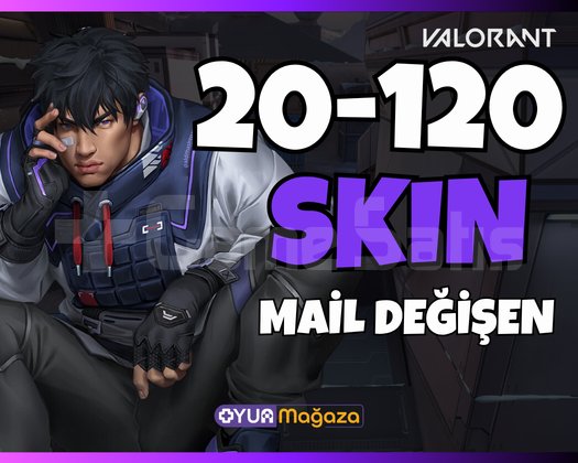 UVIP+ | 20-120 SKİN | MAİL DEĞİŞEN | RANDOM HESAP
