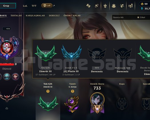 YÜKSELEN EFSANE AHRİ + PAX SİVİRLİ + TEL ONAYSIZ