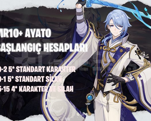 EU | MR10+ Ayato - Başlangıç Hesapları