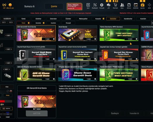 32K Materyalli 53 Seviye Zula Hesabı