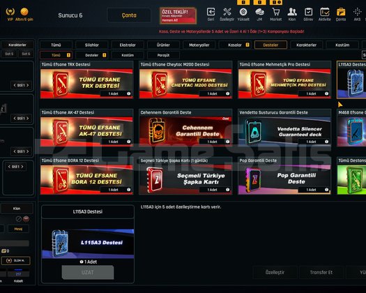38K Materyalli 59 Seviye Zula Hesabı