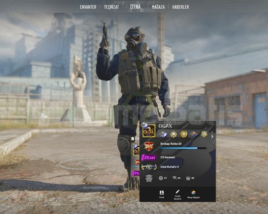 20 K ELO CS2 MADALYALI HESAP