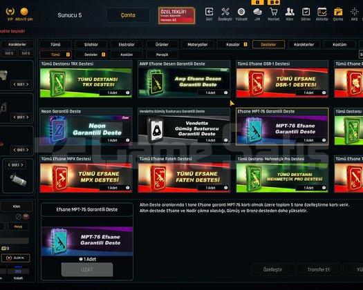 52K Materyalli 62 Seviye Zula Hesabı