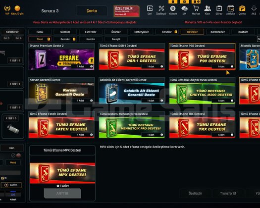 48K Materyalli 57 Seviye Zula Hesabı