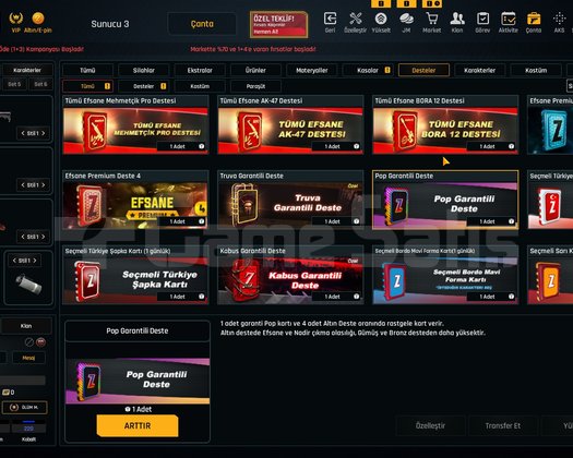 48K Materyalli 57 Seviye Zula Hesabı