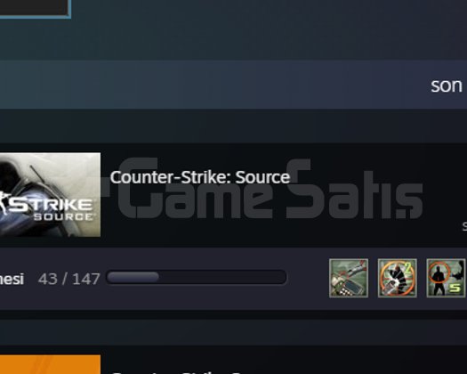 COUNTER STRIKE SOURCE HESAP