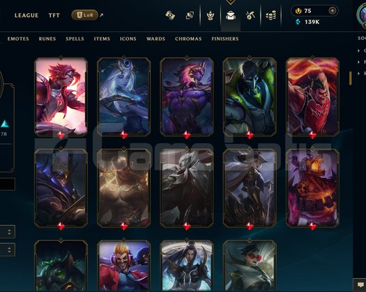 981 Level Zümrüt Lol Hesabı