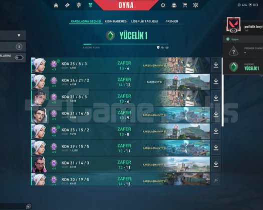 YÜCELİK 1 FRESH HESAP