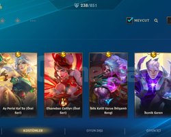 LEAGUE OF LEGEND WİLD RİFT DOLU HESAP UYGUN FİYATA