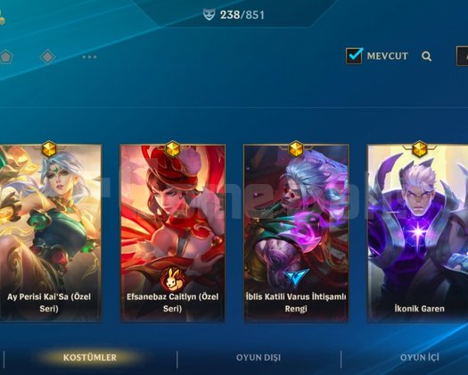 LEAGUE OF LEGEND WİLD RİFT DOLU HESAP UYGUN FİYATA